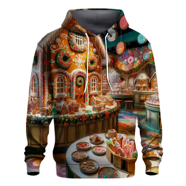 Festive Gingerbread Wonderland Hoodie