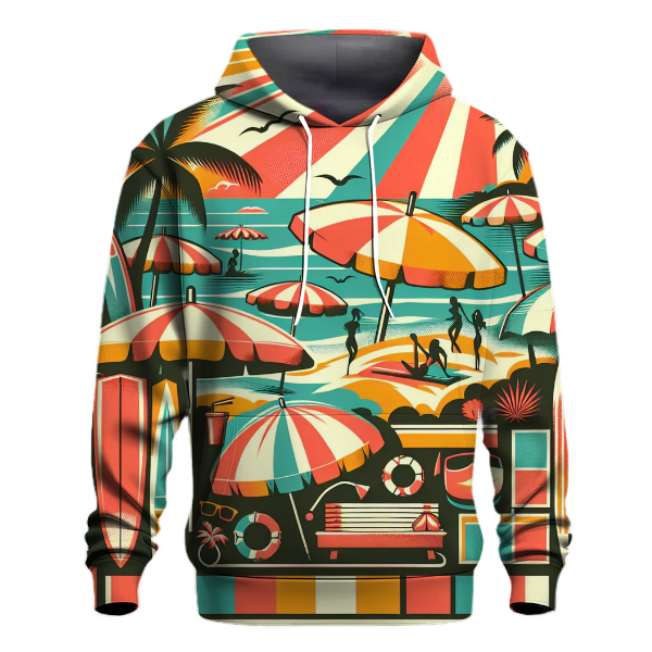 Vintage Beach Party Hoodie