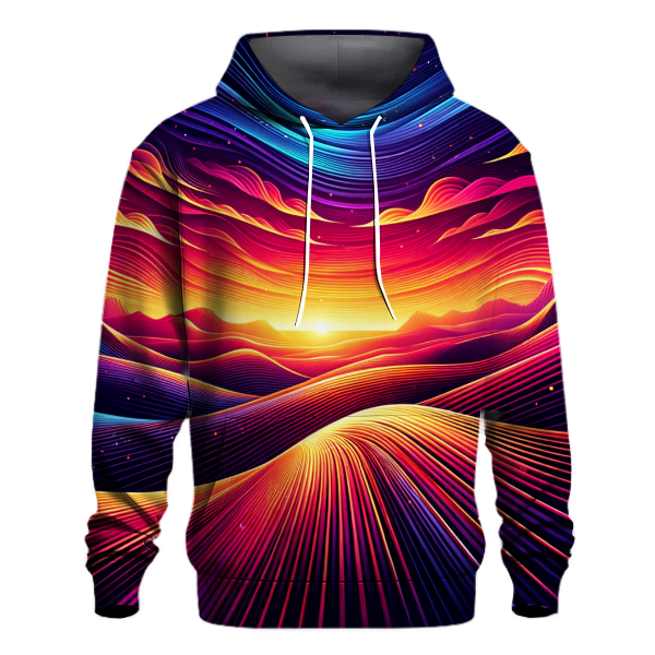 Electric Sunset Gradient Hoodie