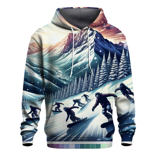 Snowboarding Winter Escape Hoodie