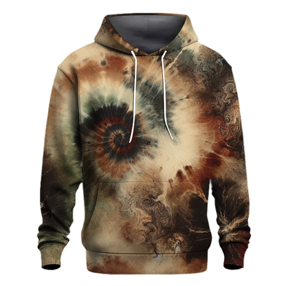 Rustic Earth Tie-dye Hoodie