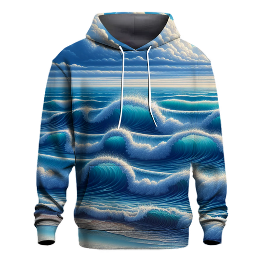 Tranquil Ocean Waves Hoodie