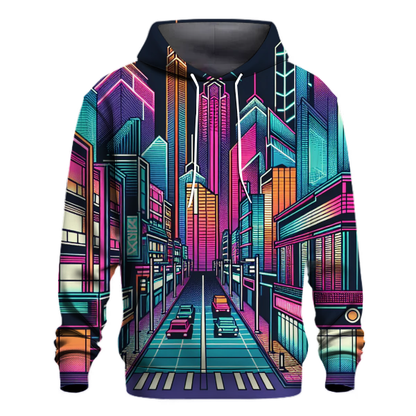 Synthwave Streetscape Hoodie