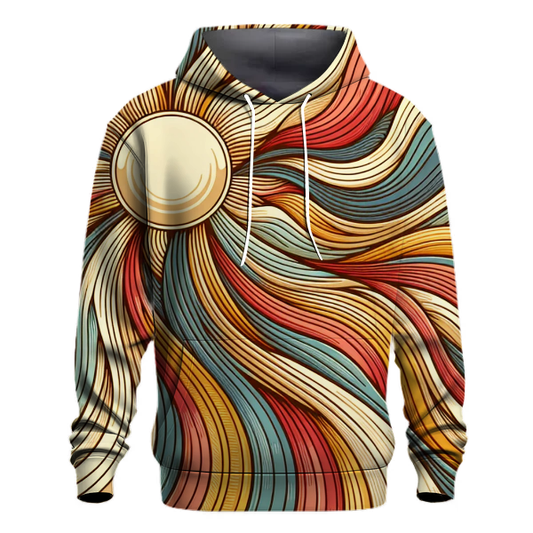 Sunburst Bohemian Waves Hoodie