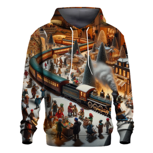 Classic Holiday Train Show Hoodie