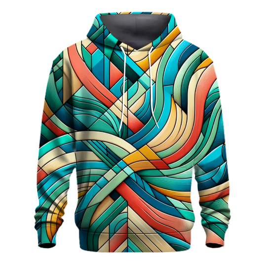 Geometric Tropical Fusion Hoodie