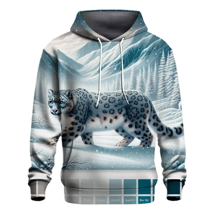 Snow Leopard's Holiday Tale Hoodie