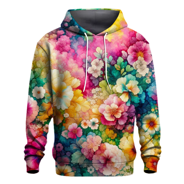 Vibrant Petal Burst Hoodie