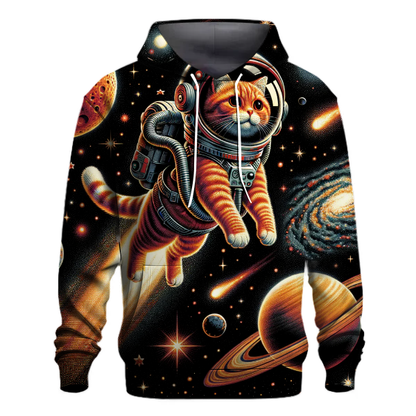 Galactic Cat Adventure Hoodie