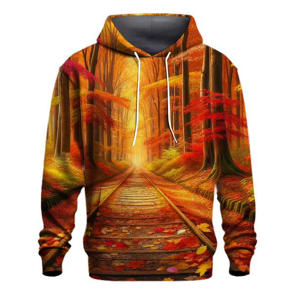 Rustic Autumn Trails Hoodie