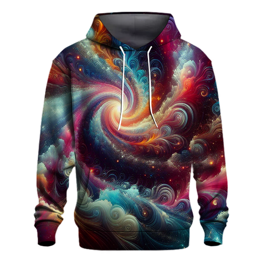 Retro Galactic Voyage Design Hoodie Pullover Hoodies