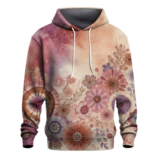 Floral Sunset Dreams Hoodie