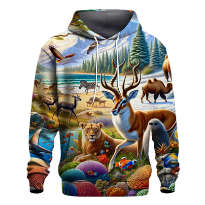 Majestic Wildlife Harmony Hoodie