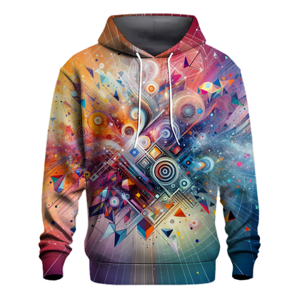 Abstract Geometric Burst Hoodie