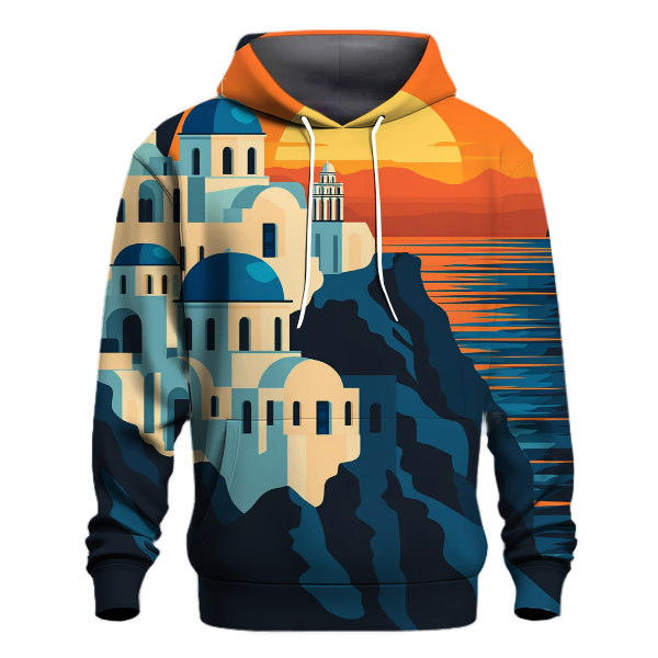 Santorini Cliffs Hoodie