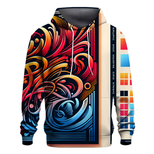 Vibrant Graffiti Splash Hoodie