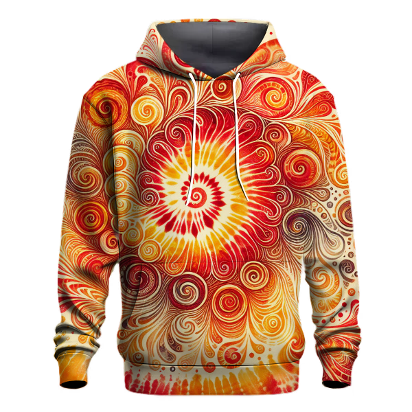 Blazing Sunset Hues Hoodie