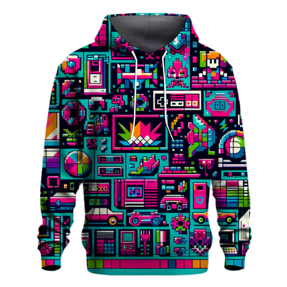 Pixel Art Parade Design Hoodie Custom Hoodies