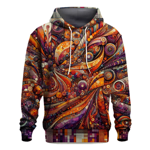 Eclectic Vibe Mosaic Hoodie