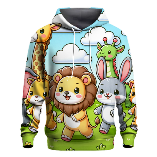 Cute Animal Parade Hoodie