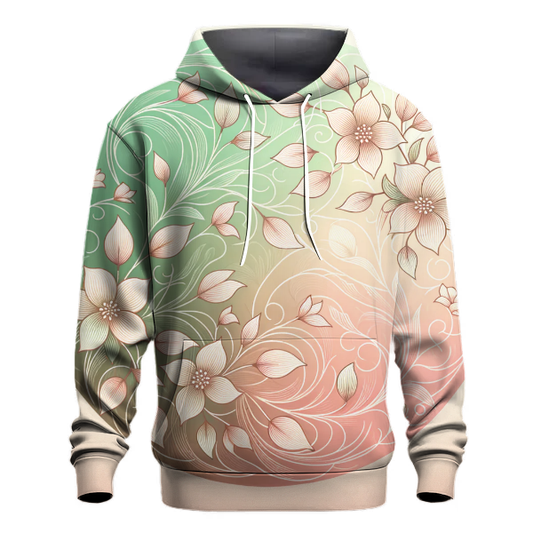 Charming Floral Gradient Hoodie