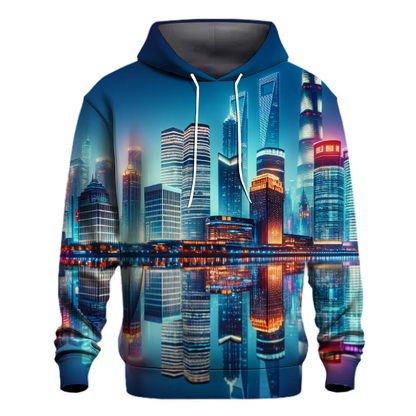 Cityscape Reflection Hoodie