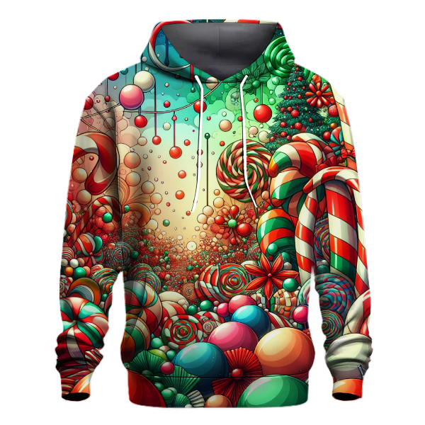 Whimsical Candyland Christmas Hoodie