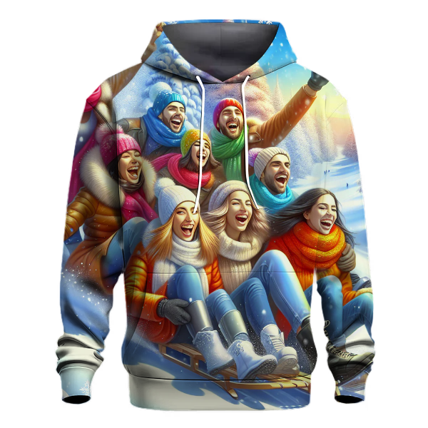 Sledding with Friends Hoodie