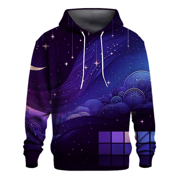 Galaxy Night Hoodie Lightweight Hoodies