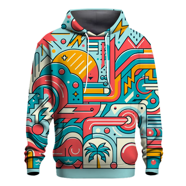 Electric Beach Vibes Hoodie