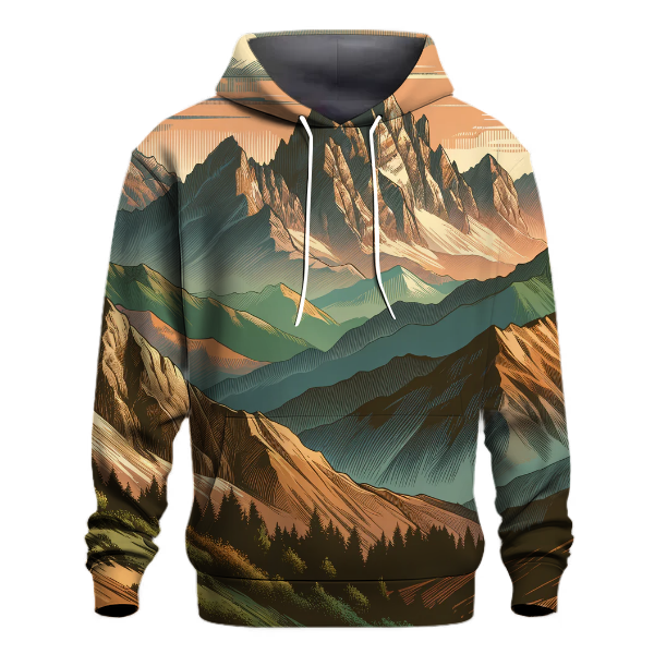 Majestic Mountain Peaks Hoodie