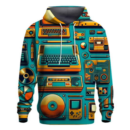 Vintage Technology Mashup Hoodie