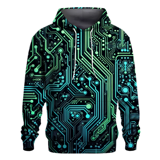 Retro Circuit Craze Hoodie