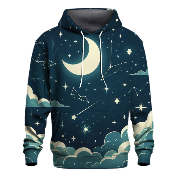 Whimsical Night Sky Hoodie