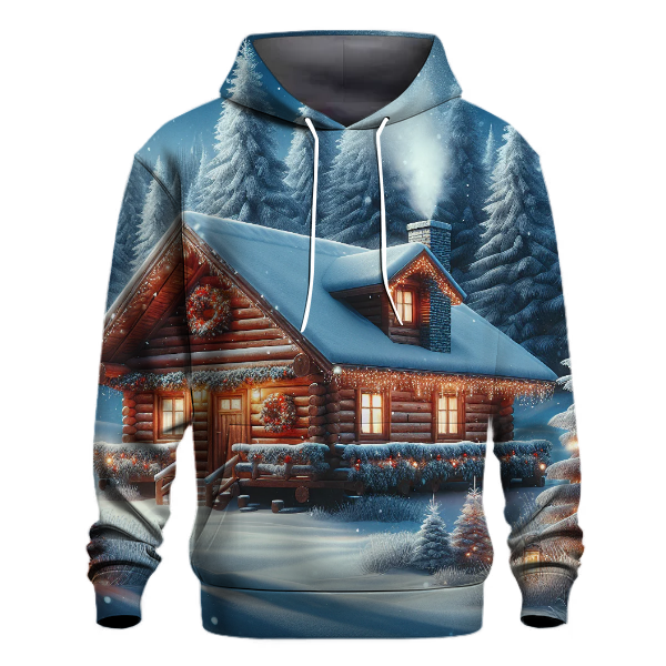 Elf's Cozy Cabin Retreat Hoodie