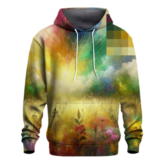 Sunlit Meadow Delight Hoodie Embroidered Hoodies