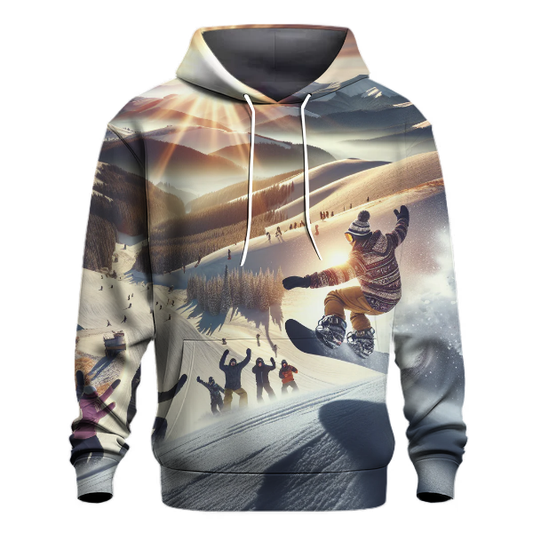 Winter Snowboarder Hoodie