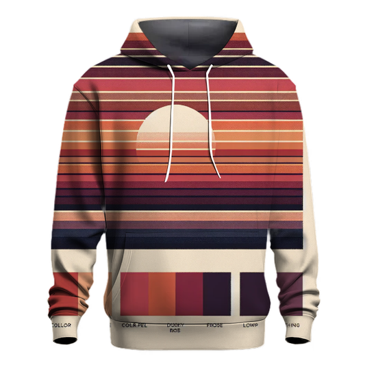 Sunset Stripes Harmony Hoodie Designer Hoodies