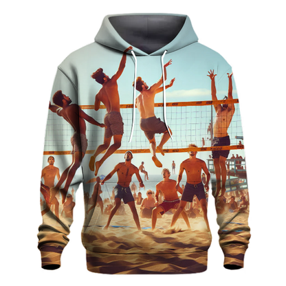 Volleyball - Santa Monica Hoodie Pullover Hoodies