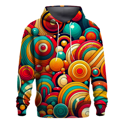 Groovy Circles Of Joy Hoodie Custom Hoodies