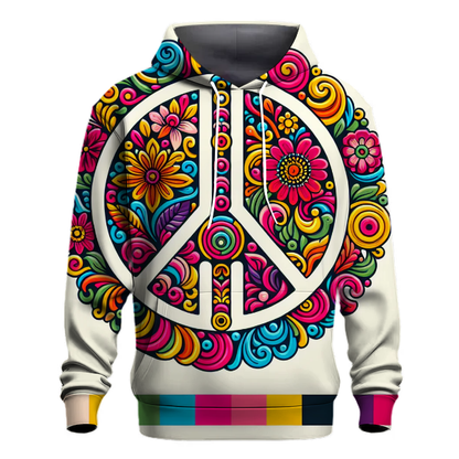 Groovy Peace Sign Hoodie