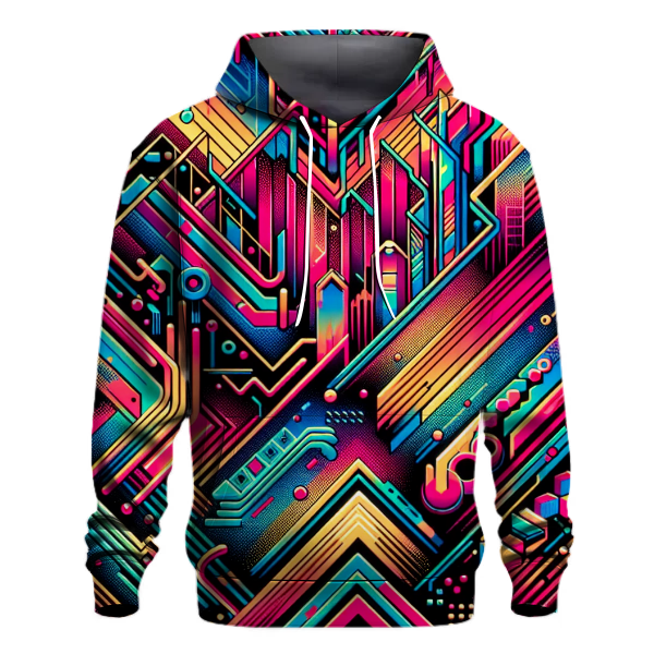 Synth Fusion Design Hoodie Hoodie Designs