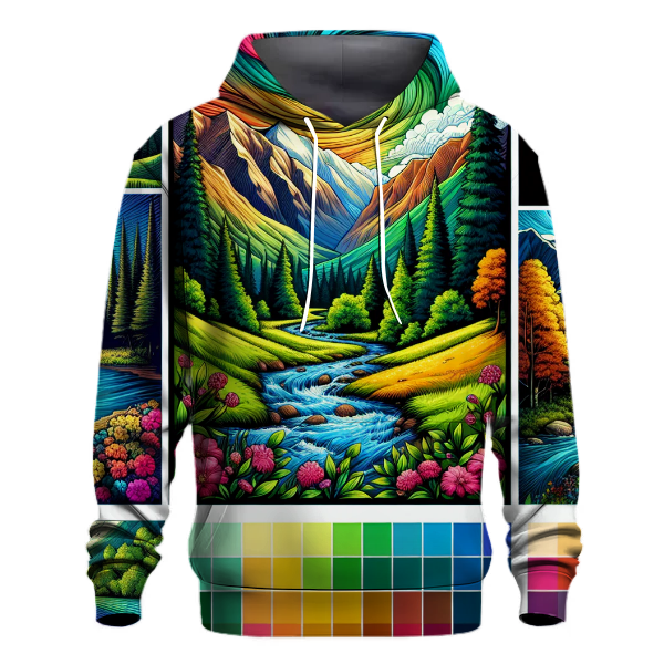 Electric Adventure Patterns Hoodie