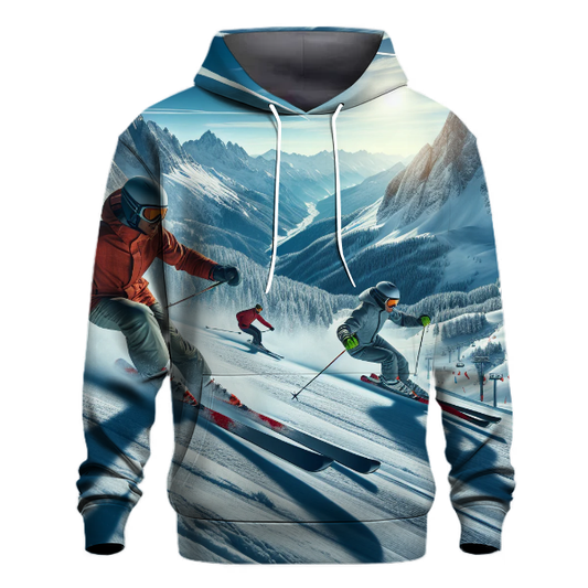 Skiing Peak Hoodie Lightweight Hoodies