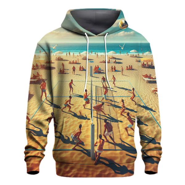 Beach Volleyball Sunshine Hoodie Hoodie Designs