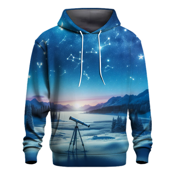 Winter Stargazing Magic Hoodie