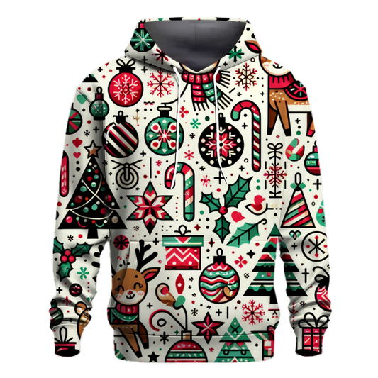 Ugly Christmas Sweater Delight Hoodie