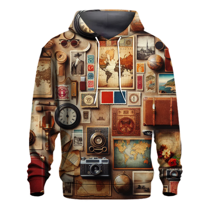 Vintage Travel Diaries Hoodie