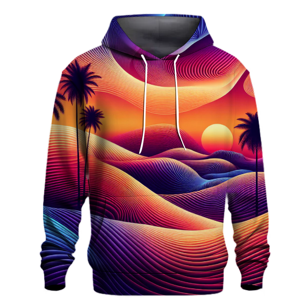 Funky Sunset Vibes Hoodie