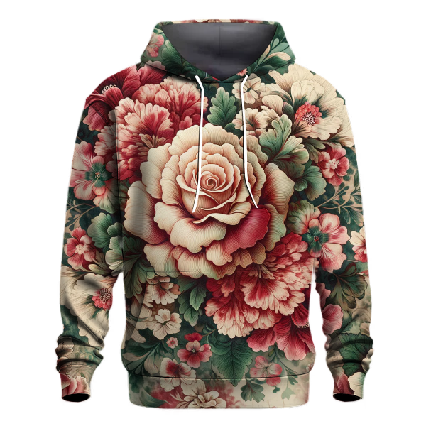 Vintage Rose Petal Hoodie